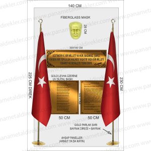 Ataturk Kosesi Seti Poz Model 05 2 panametaldireklercom